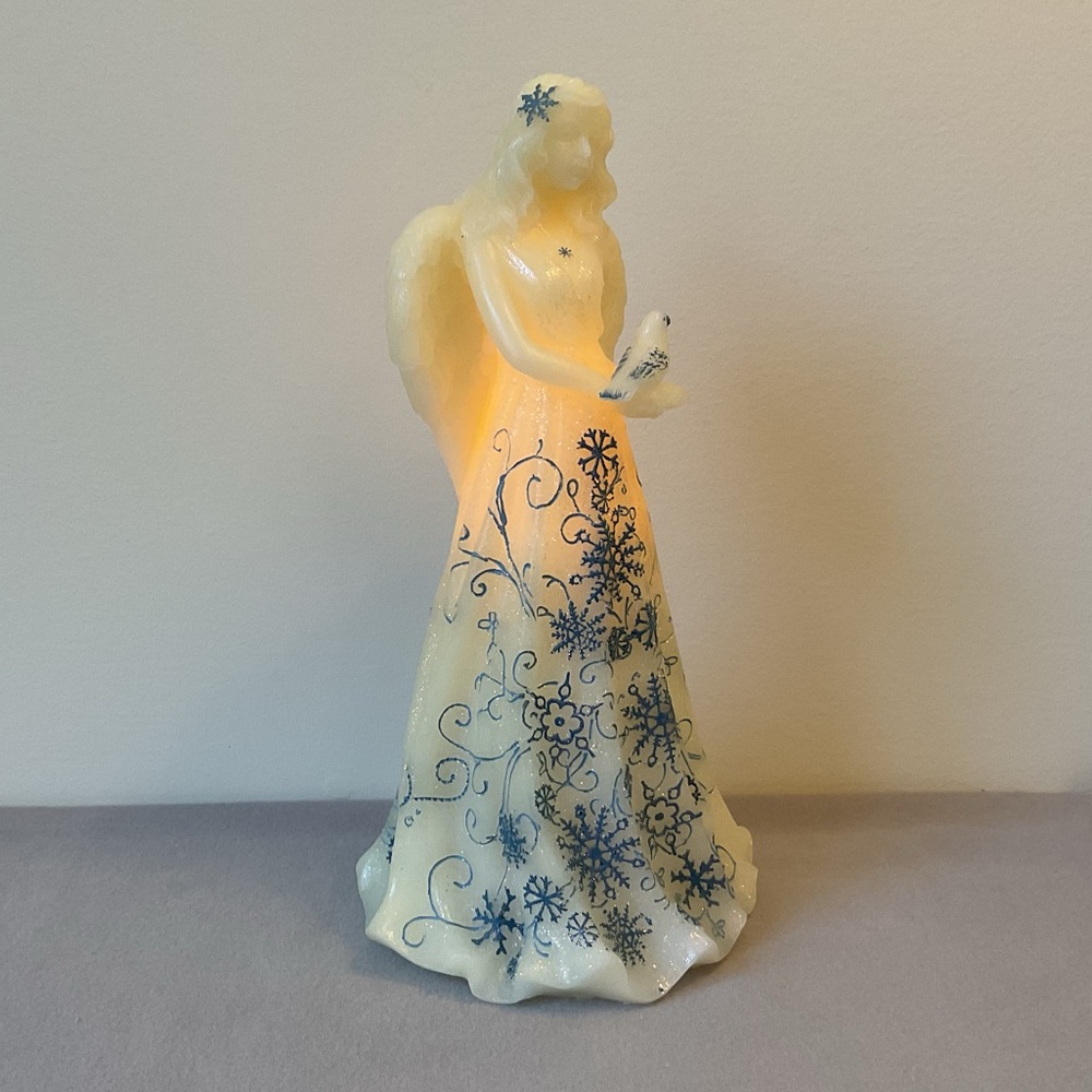 Candle Impressions ‘Winter’ Lighted Angel battery operated